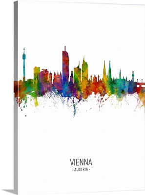 Vienna Austria Skyline