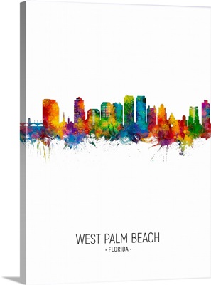 West Palm Beach Florida Skyline