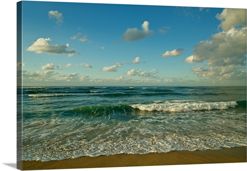 Israel, Haifa: beaches and Mediterranean sea.