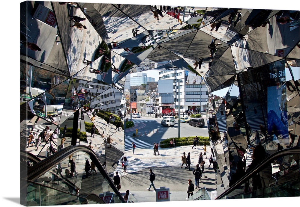 Japan, Tokyo, Omotesando Hill: Shopping Mall entrance.