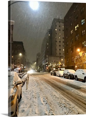 Snow In Midtown Manhattan