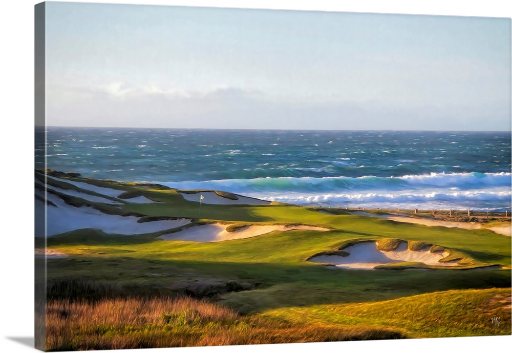 The Monterey Peninsula features many world-class golf courses. This one is just off the 17 Mile Drive in Pebble Beach.