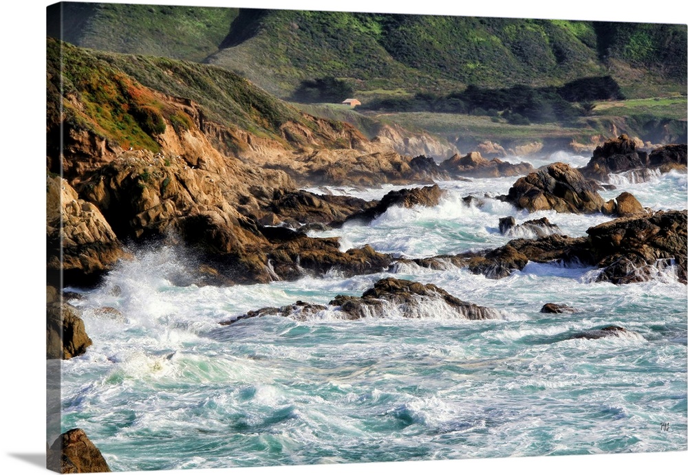 There is beauty everywhere you turn in Big Sur, including along this stretch of the coast where a symphony of waves crash ...