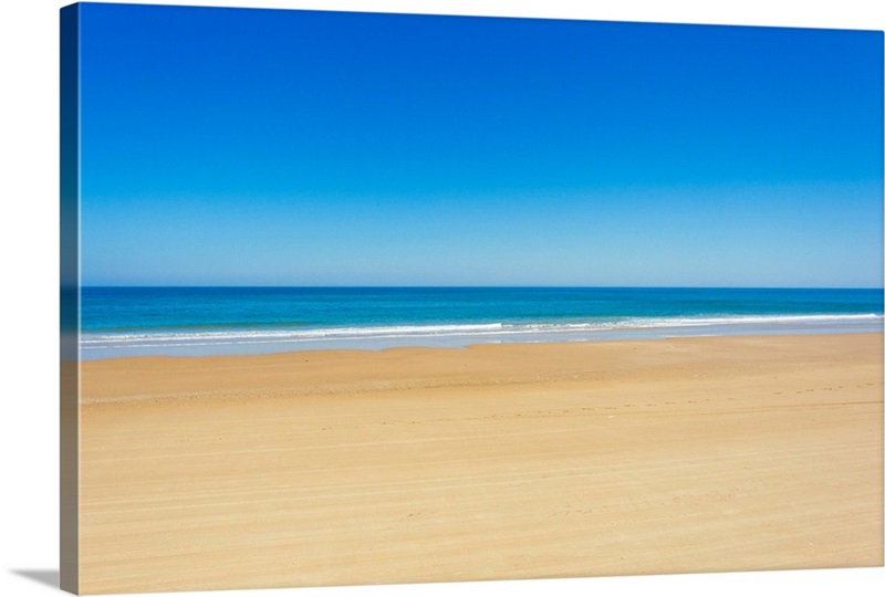 A pristine beach at Cabo Polonio, accessible only by four-wheel drive ...