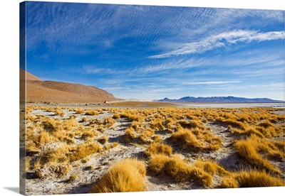 Rugged landscape in Bolivia's southwest altiplano