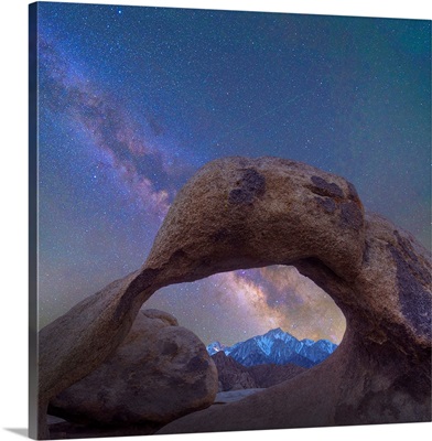 Arch And Milky Way, Alabama Hills, Sierra Nevada, California
