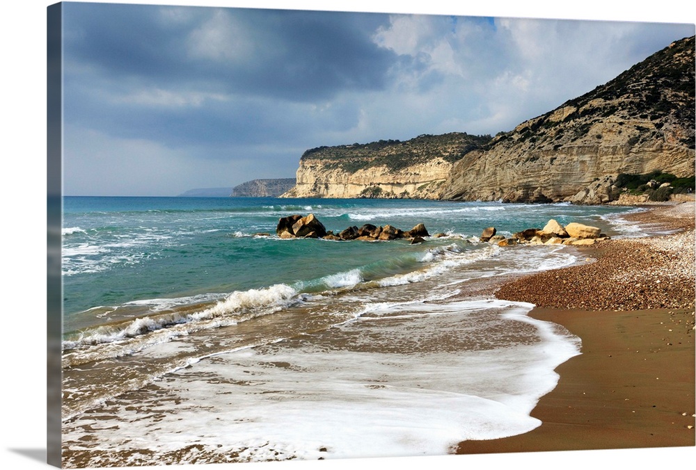 not far from the ancient city of Kourion, on the south coast of the Island of Cyprus, Europe