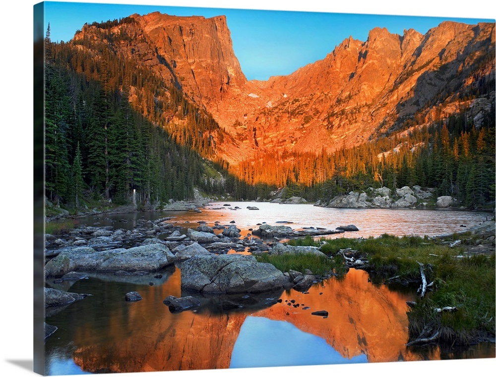 Dream Lake, Rocky Mountain National Park, Colorado Wall Art, Canvas