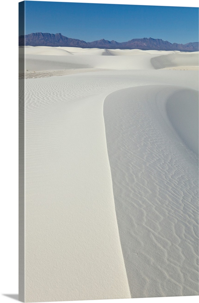 Gypsum Dunes in White Sands National Monument New Mexico