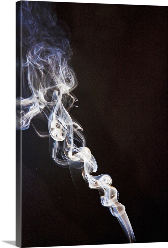 Incense smoke rising, New Zealand Wall Art, Canvas Prints, Framed