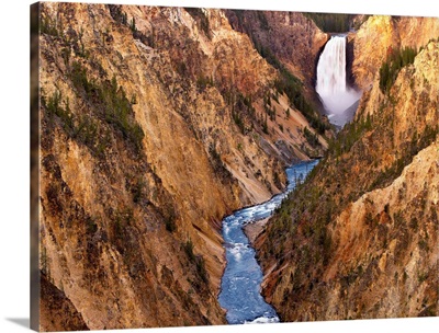 Lower Yellowstone Falls Yellowstone National Park Wyoming