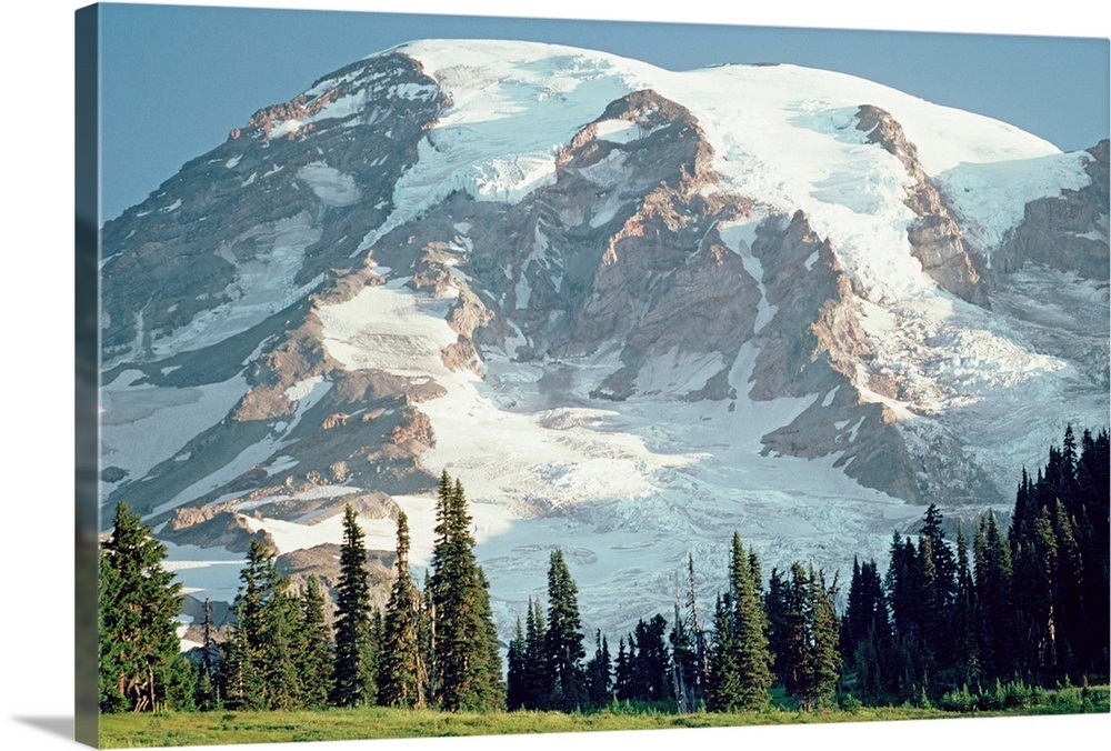 Mt Rainier, Cascade Mountains, Washington Wall Art, Canvas Prints