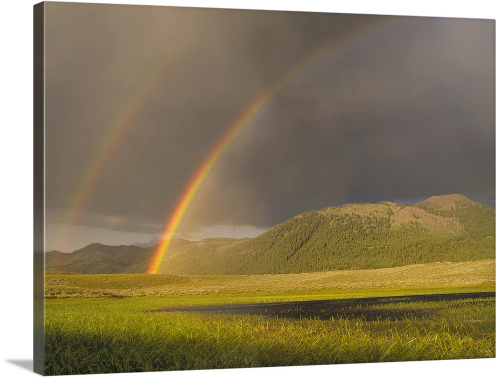 Rainbow over Boulder Mountains, Idaho