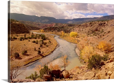 Rio Chama in autumn, New Mexico