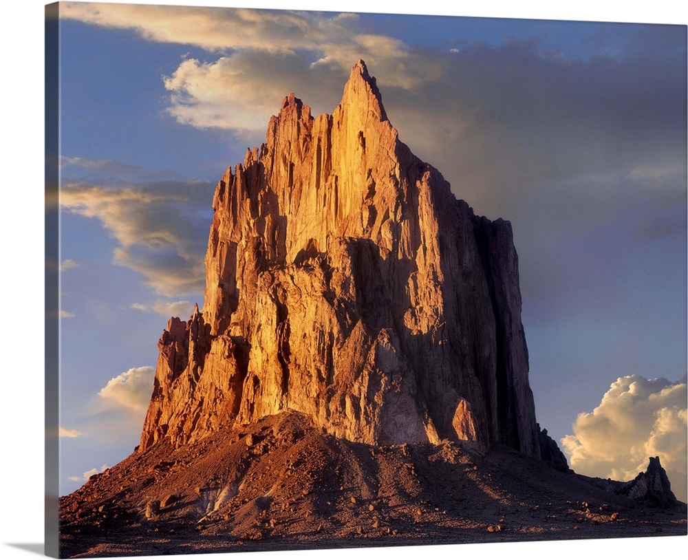 Shiprock, the basalt core of an extinct volcano, New Mexico Wall Art