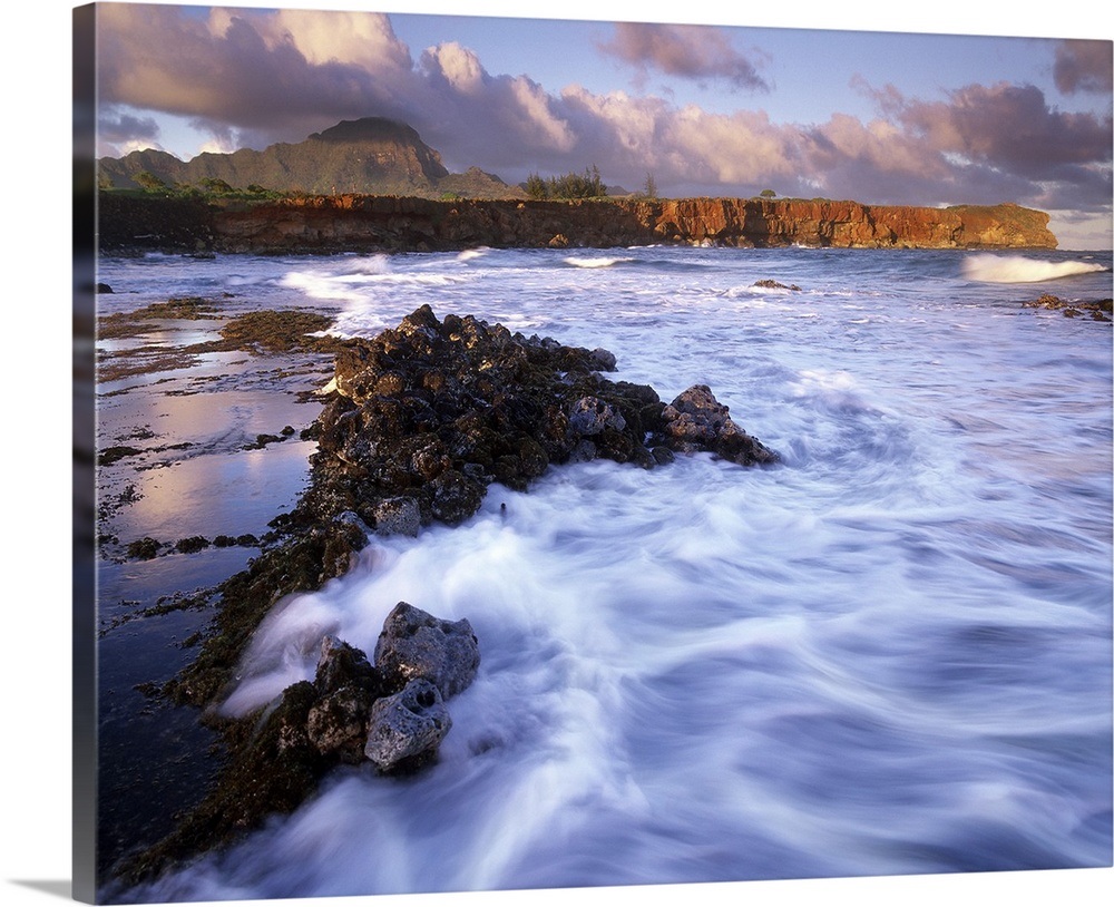 Shipwreck Beach, Kauai, Hawaii Wall Art, Canvas Prints, Framed Prints