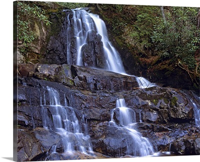 Waterfall, Laurel Creek, Great Smoky Mountains National Park, Tennessee