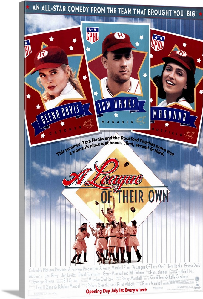 Charming look at sports history and the Rockford Peaches, one of the teams in the real-life All American Girls Professiona...