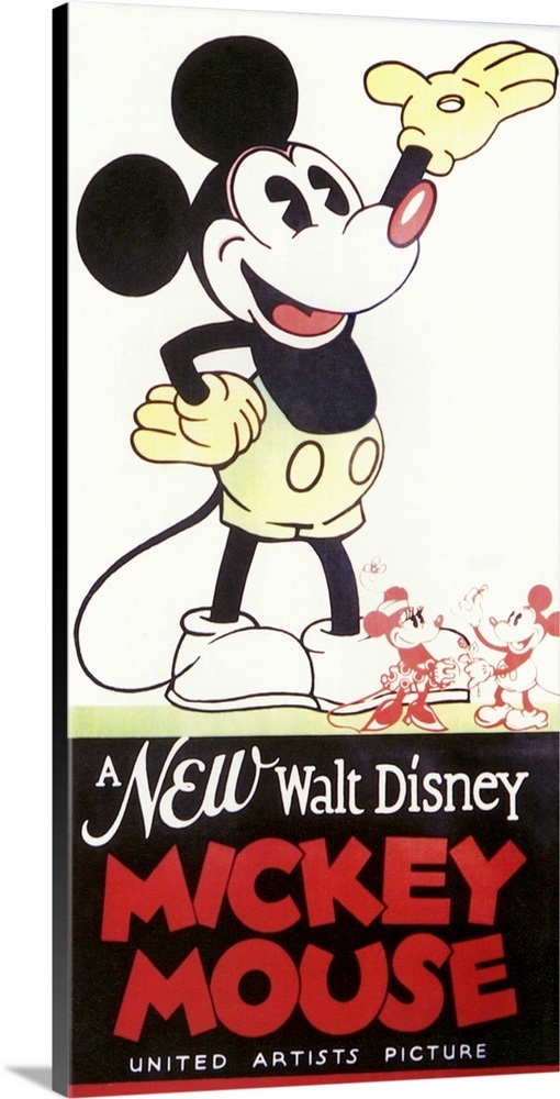 A New Walt Disney Mickey Mouse (1932) Wall Art, Canvas Prints, Framed ...