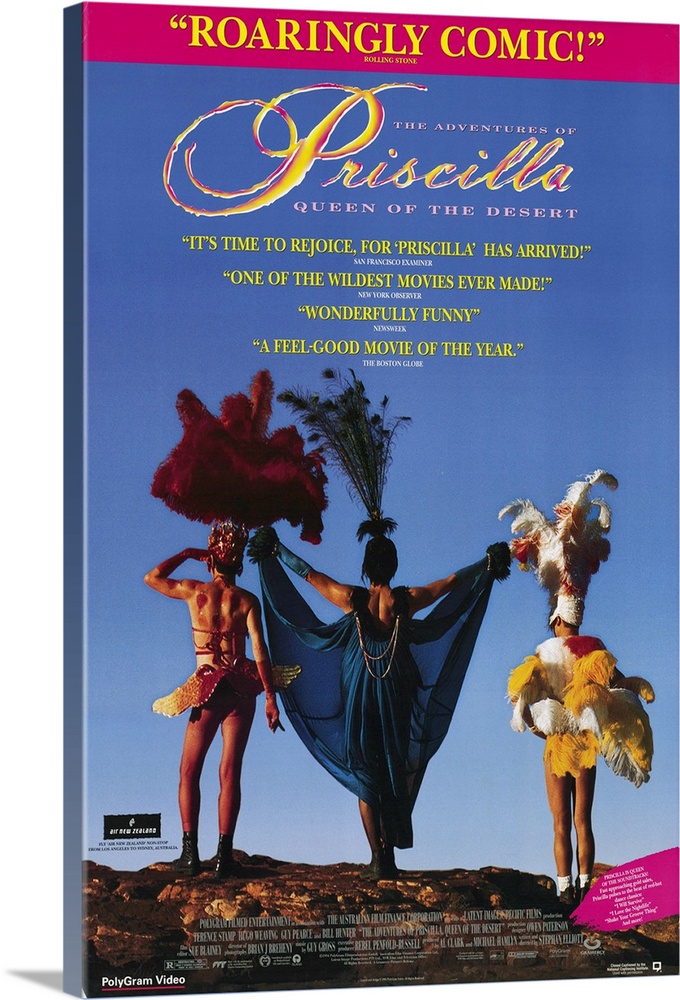 Australian poster: The Adventures of Priscilla, Queen of the