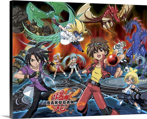 Quadro A5 - Bakugan Anime