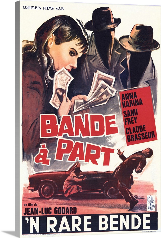 A woman hires a pair of petty criminals to rip off her aunt; Godard vehicle for expousing self-reflexive comments on moder...