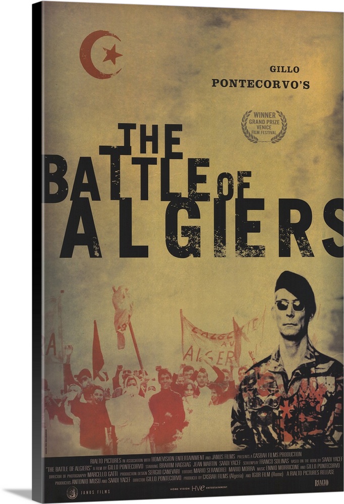 Famous, powerful, award-winning film depicting the uprisings against French Colonial rule in 1954 Algiers. A seminal docum...