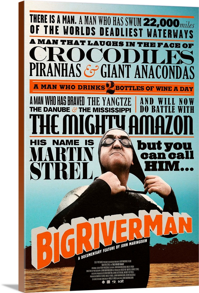To be titled Big River Man, the film will follow Strel as he attempts to cover 3,375 miles in what is being billed as the ...
