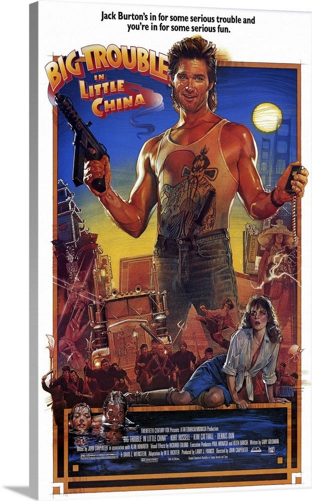 Big Trouble in Little China (1986) Wall Art, Canvas Prints, Framed ...