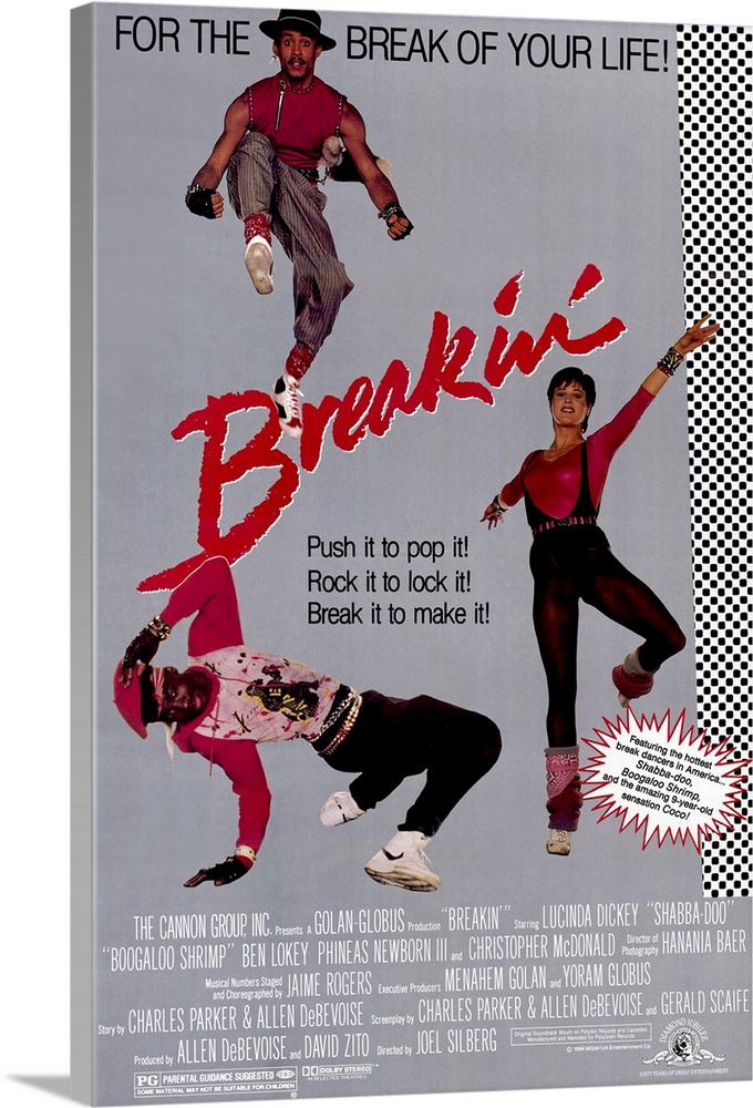 Dance phenomenon break dancing along with the hit songs that accompanied the fad.