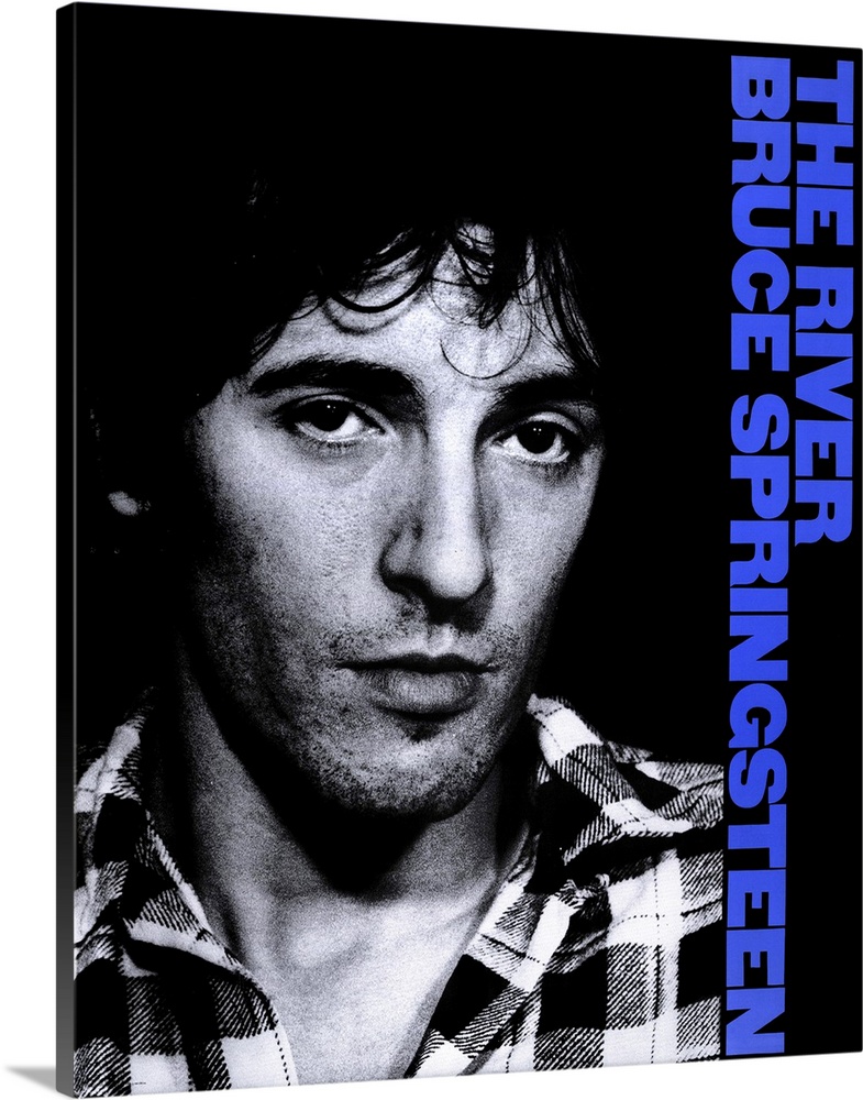 Movie poster for the 2003 concert film Bruce Springsteen and the E Street Band featuring a black and white portrait of Bru...