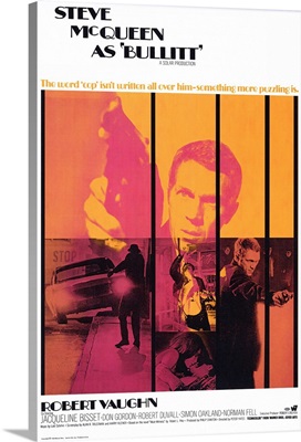 Steve Mcqueen Gun Movie Block Giant Wall Art Poster