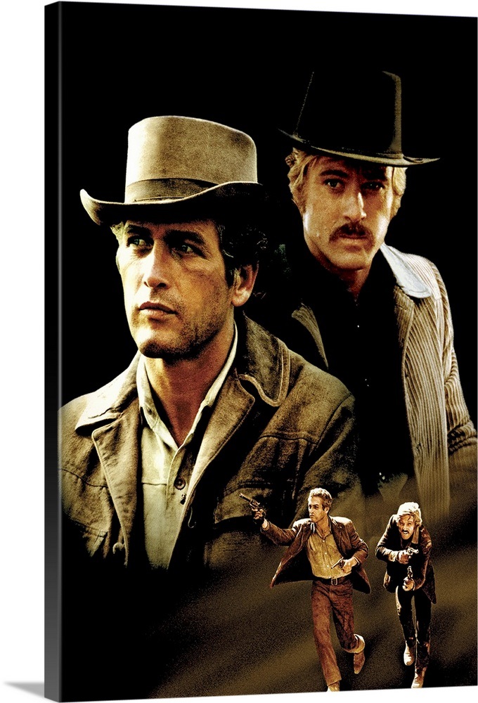 Butch Cassidy And The Sundance Kid 1969 Wall Art Canvas Prints