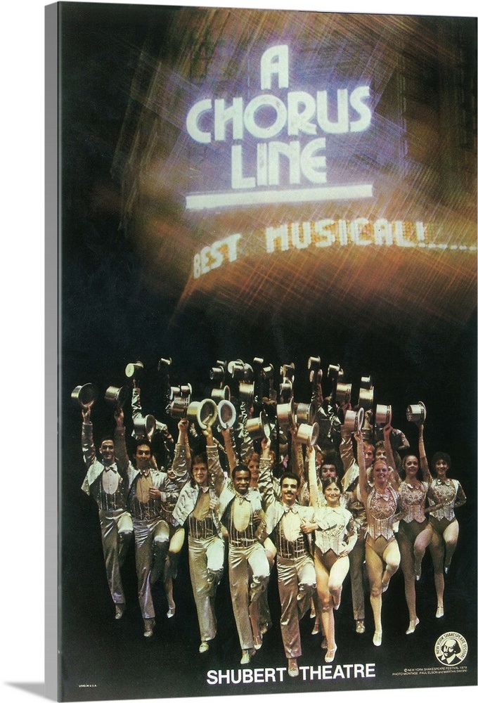 Chorus Line, A (Broadway) (1975) Wall Art, Canvas Prints, Framed Prints