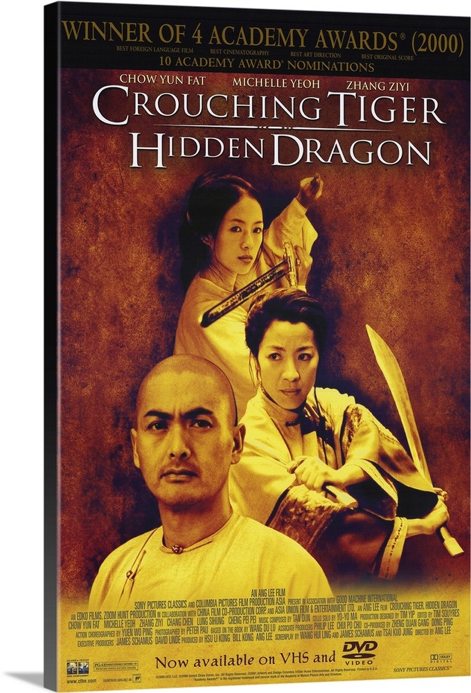 Crouching Tiger Hidden Dragon Novel Crouching Tiger Hidden Dragon (2000) Wall Art, Canvas Prints, Framed