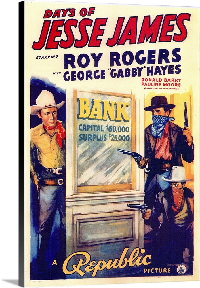 Roy is a member of a detective agency who joins the James gang incognito in order to prove that they didn't rob the Northf...
