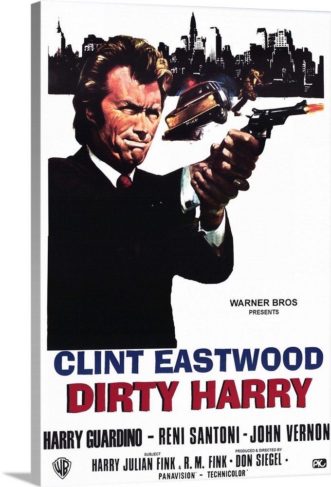 dirty harry 1971 wall art canvas prints framed prints dirty harry 1971 wall art canvas prints framed prints