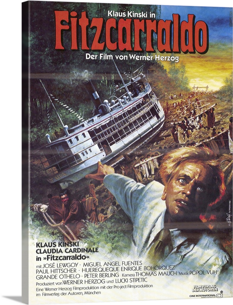 Although he failed to build a railroad across South America, Fitzcarraldo is determined to build an opera house in the mid...