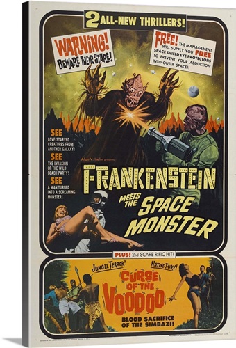 Frankenstein Meets The Space Monster 1965 Great Big Canvas