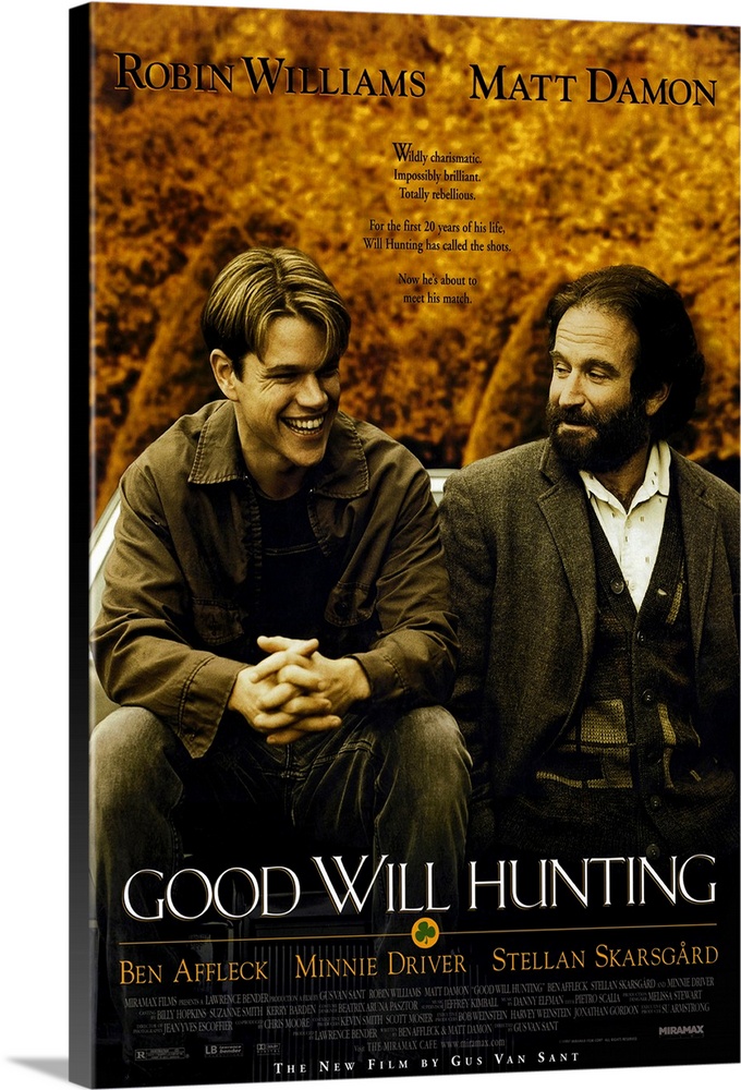 Good, if predictable, first effort from screenwriting actors Damon and Affleck. Troubled, young Will Hunting (Damon) is a ...