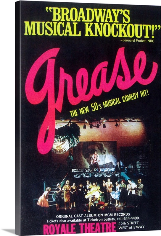 Grease (Broadway) (1972) Great Big Canvas