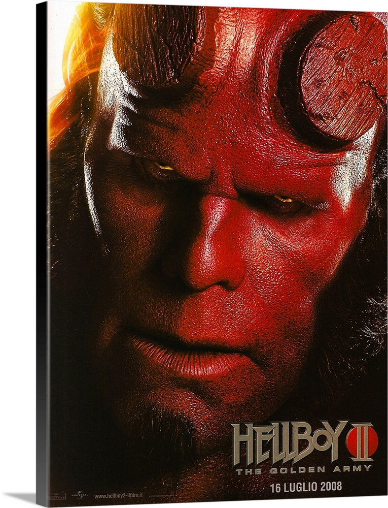 Hellboy 2: The Golden Army - Movie Poster - Italian