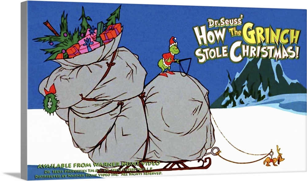 How the Grinch Stole Christmas (1966) Wall Art, Canvas Prints