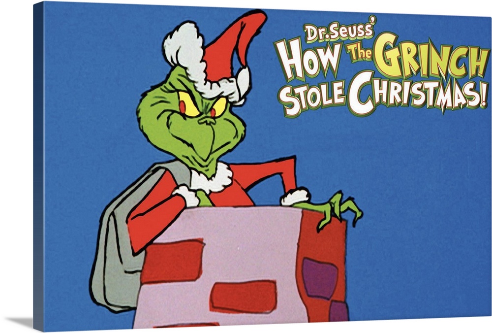 How the Grinch Stole Christmas (1966) Wall Art, Canvas Prints