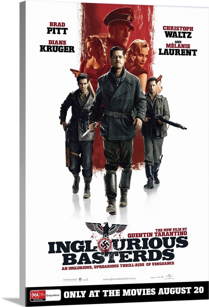 Inglourious Basterds - Movie Poster - Australian