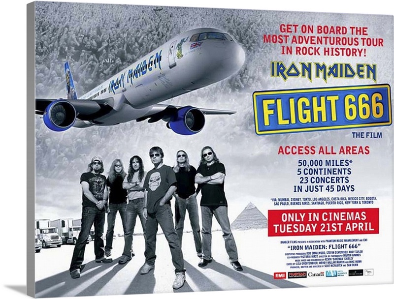 Iron Maiden Flight 666 (2009) Wall Art, Canvas Prints, Framed Prints, Wall Peels Great Big Canvas Iron Maiden Flight 666 (2009) Wall Art, Canvas Prints, Framed Prints, Wall Peels Great Big Canvas