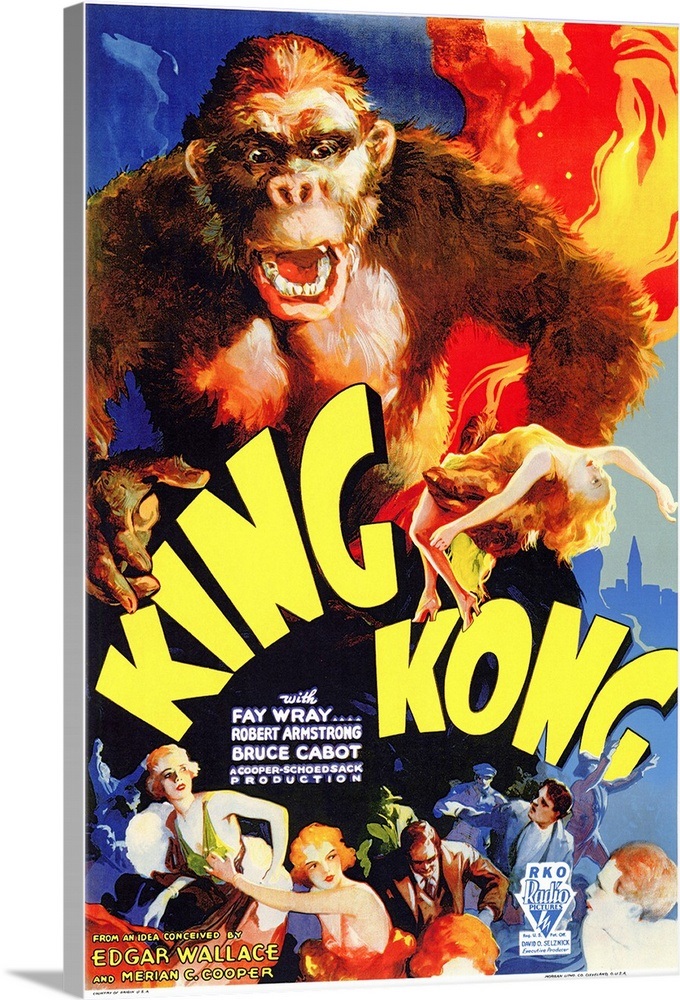 King Kong (1933) Wall Art, Canvas Prints, Framed Prints, Wall Peels ...