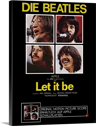 Let it Be (1970) Wall Art, Canvas Prints, Framed Prints, Wall Peels ...