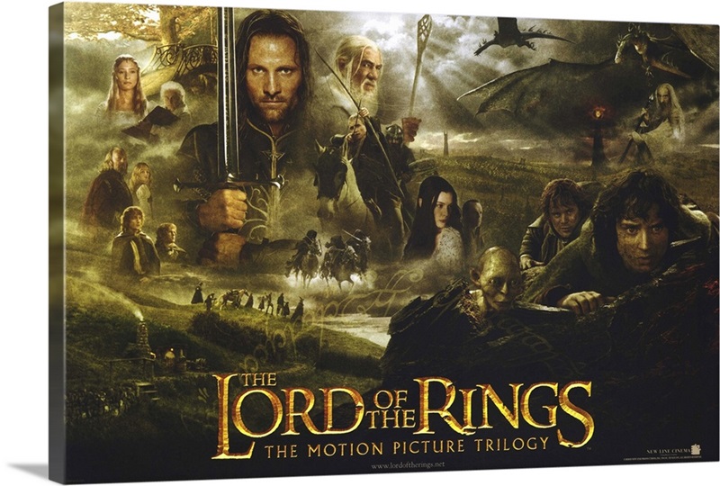 Lord of the Rings: The Two Towers (2002) Solid-Faced Canvas Print