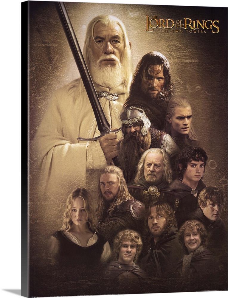 The Lord of the Rings: The Two Towers Movie Poster 2002 1 Sheet